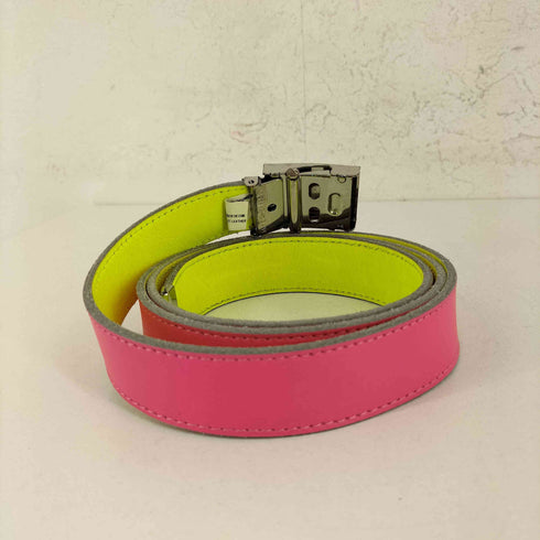 コムデギャルソン COMME des GARCONS SUPER FLUO LEATHER LINE G ネオン レザー ガチャベルト メンズ